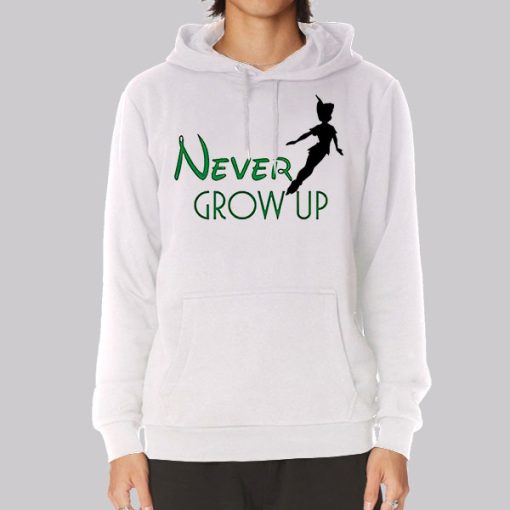 Funny Peter Pan Never Grow up Hoodie