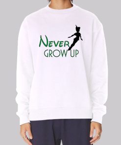 Funny Peter Pan Never Grow up Hoodie