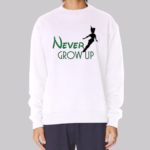 Funny Peter Pan Never Grow up Hoodie