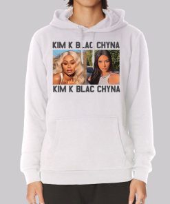Funny Photo Kim K Blac Chyna Hoodie