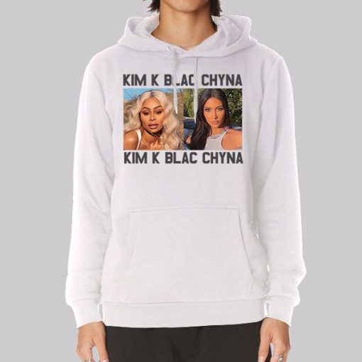 Funny Photo Kim K Blac Chyna Hoodie