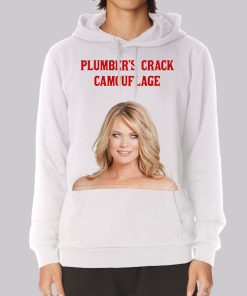Funny Plumbers Crack Camouflage Hoodie