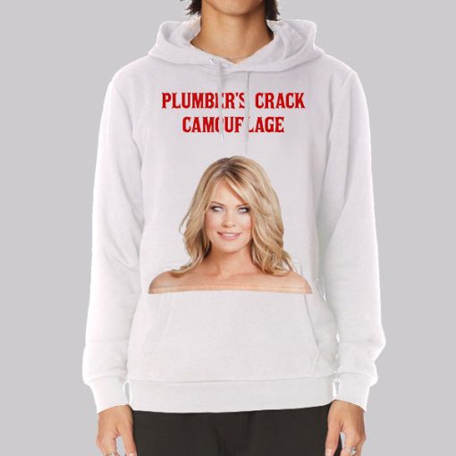 Funny Plumbers Crack Camouflage Hoodie