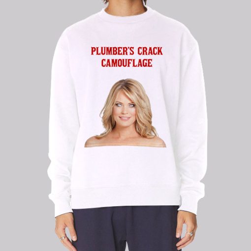 Funny Plumbers Crack Camouflage Hoodie