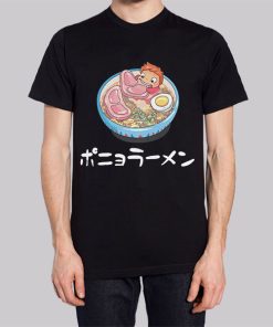 Funny Ponyo Bowl Ham Ramen Hoodie 2 Funny Ponyo Bowl Ham Ramen Hoodie 3