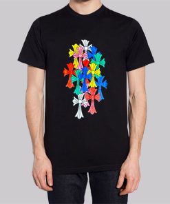 Funny Printed Cemetery Cross Color Hoodie 3