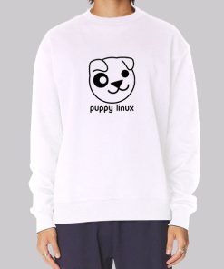 Funny Puppy Linux Hoodie