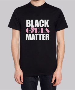 Funny Quotes Black Girls Matter Hoodie 3