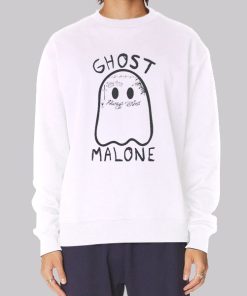 Funny Rapper Halloween Ghost Malone Hoodie