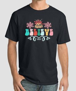 Funny Retro Believe Christmas Hoodie 3