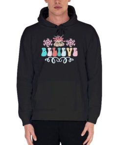 Funny Retro Believe Christmas Hoodie 4