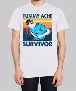 Funny Retro Tummy Ache Survivor Hoodie 2 Funny Retro Tummy Ache Survivor Hoodie 3