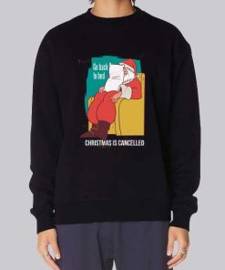 Funny Santa Christmas Cancelled Meme Hoodie