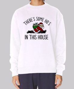 Funny Santa Hoes in This House Hoodie