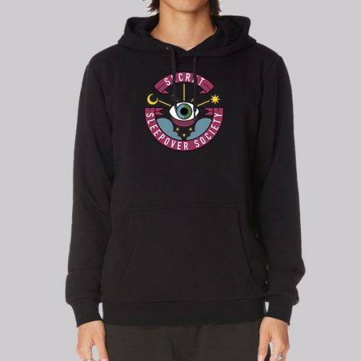 Funny Secret Sleepover Society Merch Hoodie