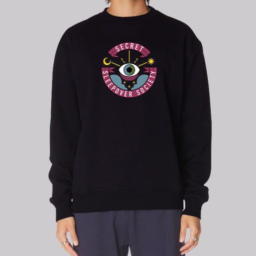 Funny Secret Sleepover Society Merch Hoodie