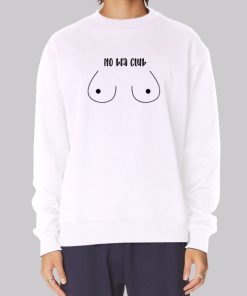 Funny Sexy No Bra Club Hoodie