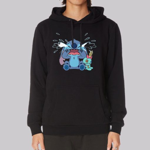 Funny Stitch Crying and Scrump Hoodie