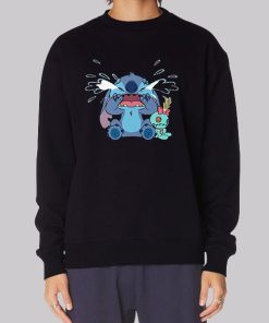 Funny Stitch Crying and Scrump Hoodie