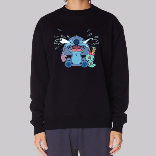 Funny Stitch Crying and Scrump Hoodie