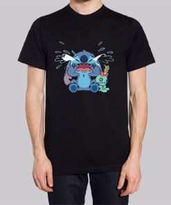 Funny Stitch Crying and Scrump Hoodie 3