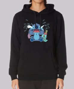 Funny Stitch Crying and Scrump Hoodie 4