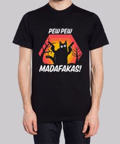 Funny Sunset Pew Pew Madafakas Hoodie 3
