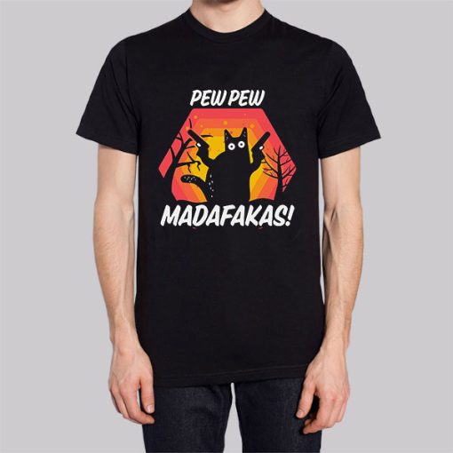 Funny Sunset Pew Pew Madafakas Hoodie