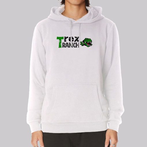 Funny T Rex Ranch Hoodie