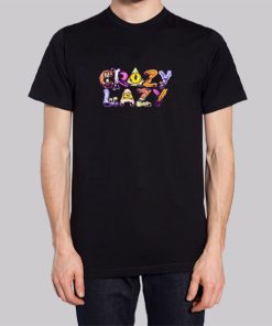 Funny Text Crazy Lazy Hoodie 2 Funny Text Crazy Lazy Hoodie 3