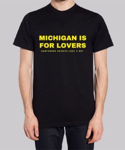 Funny Text Michigan Is for Lovers Hoodie 3
