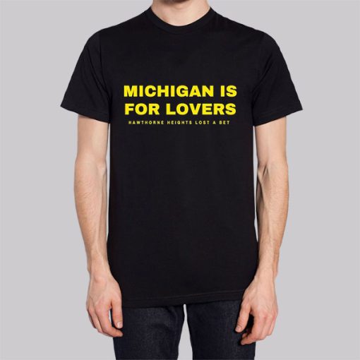 Funny Text Michigan Is for Lovers Hoodie