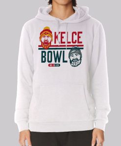 Funny Travis Jason Kelce Bowl Hoodie