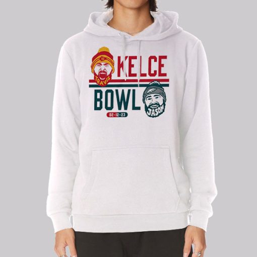 Funny Travis Jason Kelce Bowl Hoodie