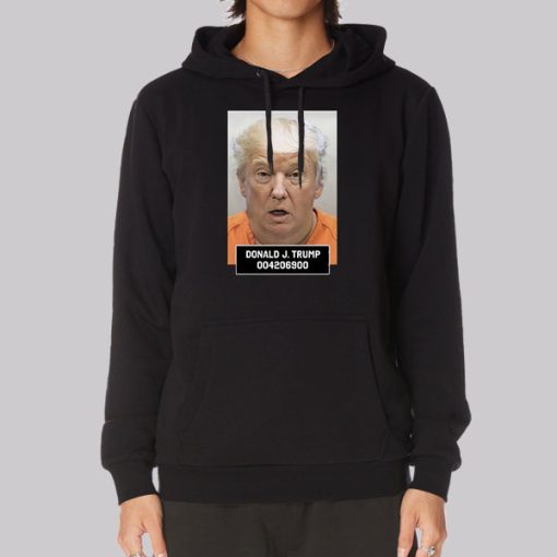 Funny Trump Mugshot Hoodie