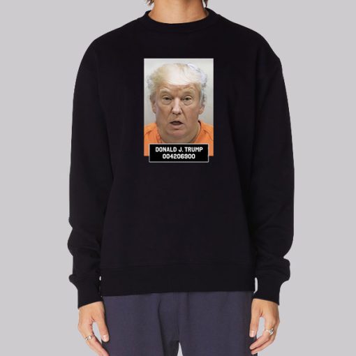 Funny Trump Mugshot Hoodie