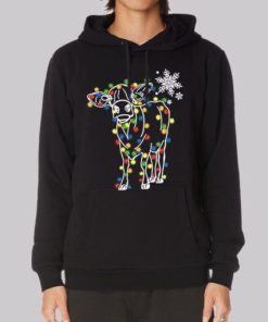 Funny Tumblr Lamp Cow Christmas Hoodie 4