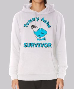 Funny Tummy Ache Survivor Hoodie