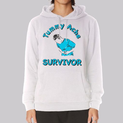 Funny Tummy Ache Survivor Hoodie