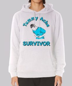 Funny Tummy Ache Survivor Hoodie 3 Funny Tummy Ache Survivor Hoodie 4