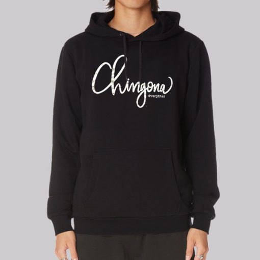 Funny Typography Chingona Hoodie