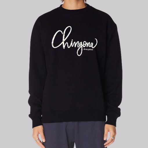 Funny Typography Chingona Hoodie