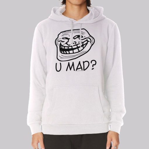 Funny U Mad Trollface Hoodie