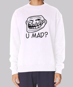Funny U Mad Trollface Hoodie