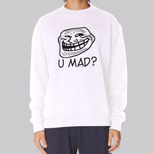 Funny U Mad Trollface Hoodie