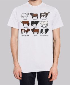 Funny Various Types Cow Print Hoodie 3