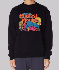 Funny Vintage Modest Mouse Logo Hoodie