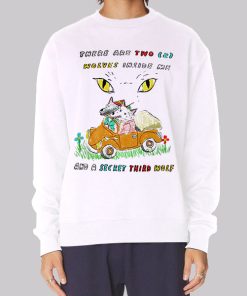 Funny Vintage the Wolf Inside Me Hoodie