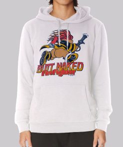 Funny Vtg Butt Naked Firefighter Hoodies