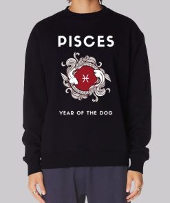 Funny Zodiac Pisces Dog Year Hoodie